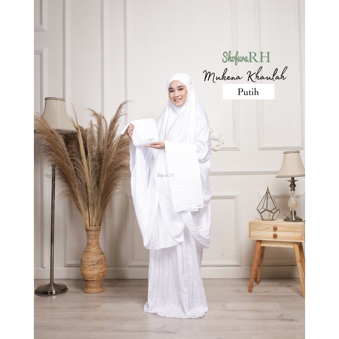 (PROMO) Mukena travelling Parasut Premium ShofuraRH - Putih