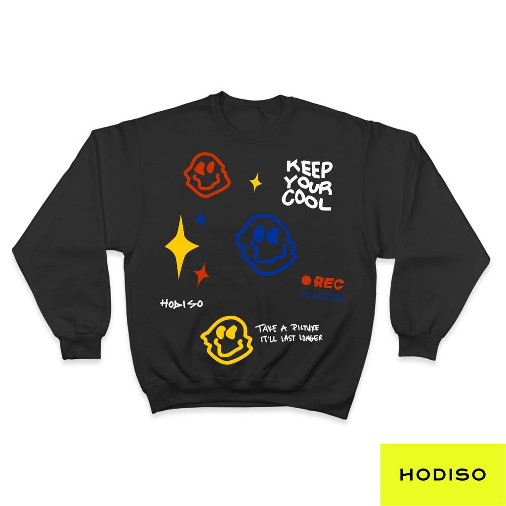 HODISO - Basic Sweater Keep Your Cool Unisex Size M-XXL (Pria&amp;Wanita)