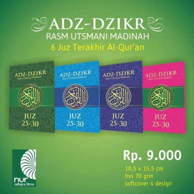 ALQURAN RASM UTSMANI MADINAH JUZ 25-30