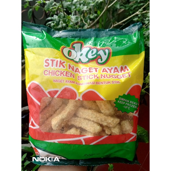 

Okey Chicken Nugget Stick (Naget Ayam Stick) kemasan 500gram