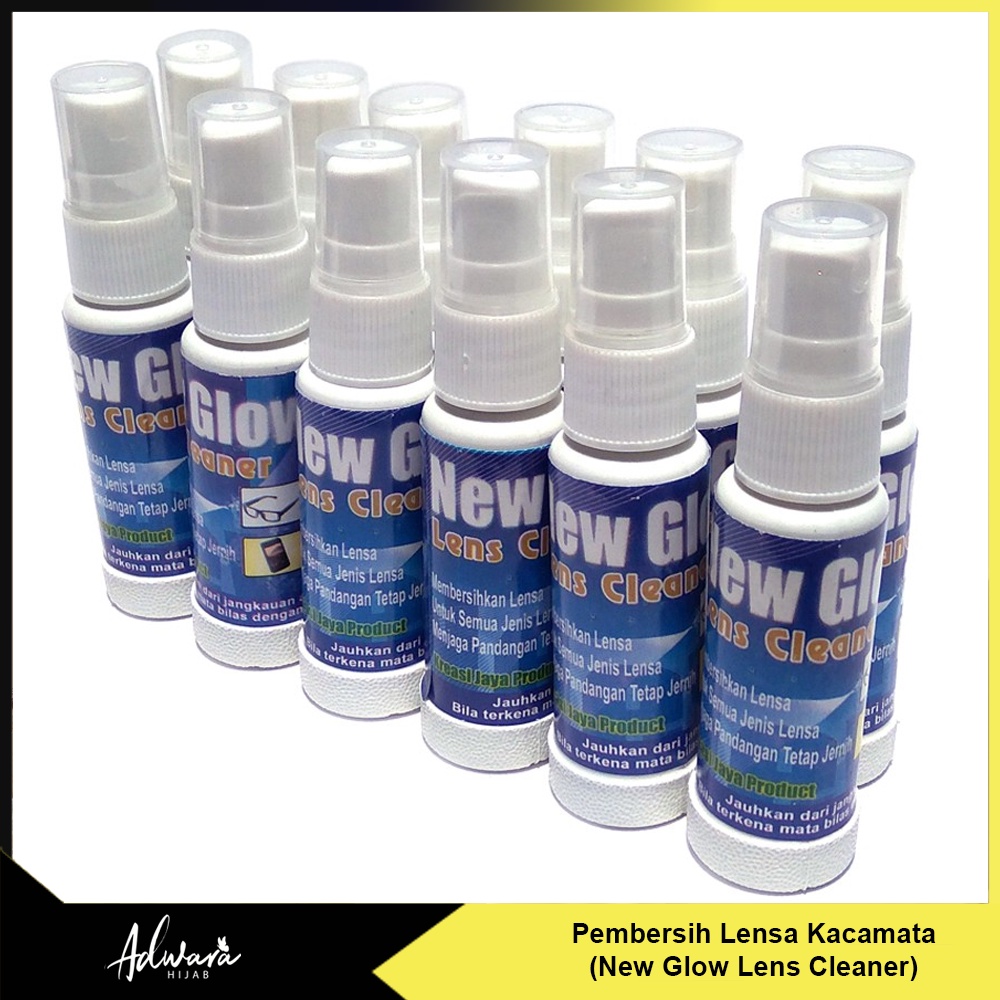 NEW GLOW Cairan Pembersih Kacamata / Spray Lens Cleaner Air Pembersih Lensa Serbaguna