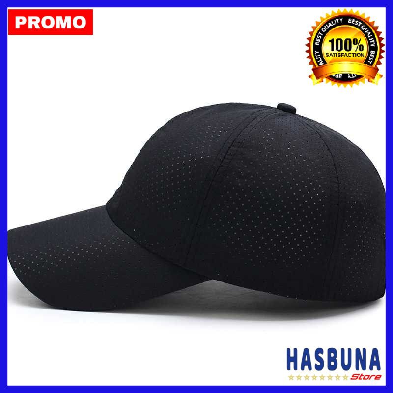 (MAINANKYU) FLB Topi Baseball Snapback Polkadot - MZ237 Hitam