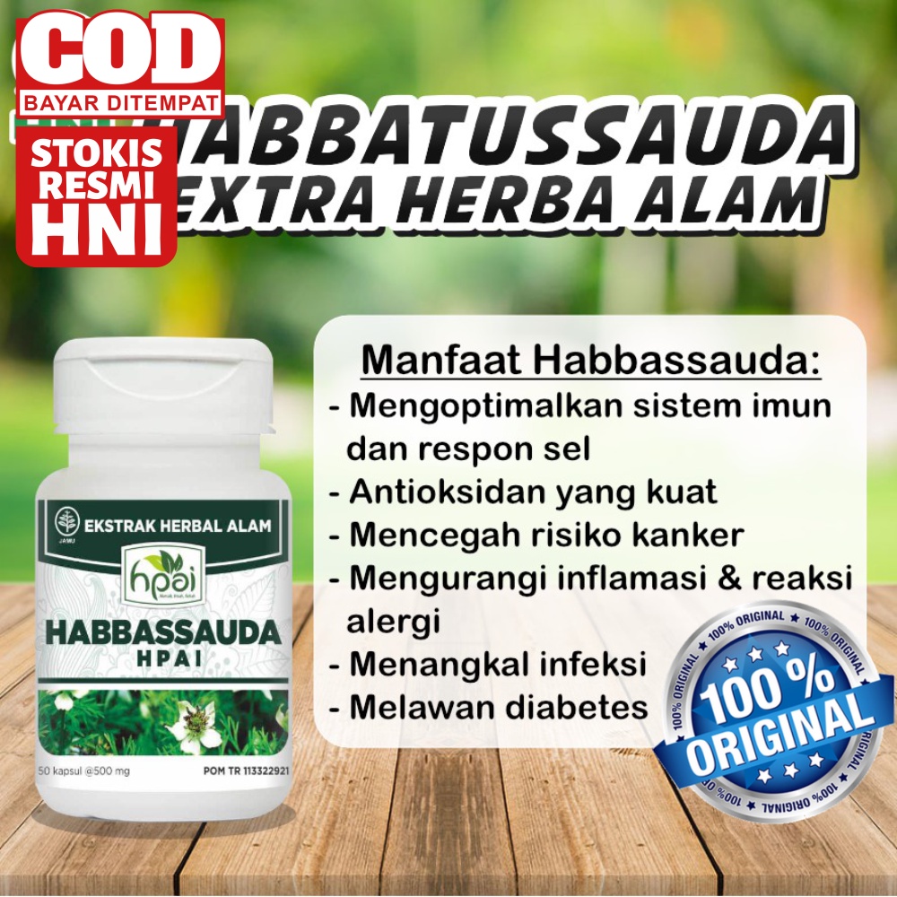 HABBASSAUDA HNI HPAI jintan hitam habatussauda habbatussauda habatusauda HERBAL ALAMI