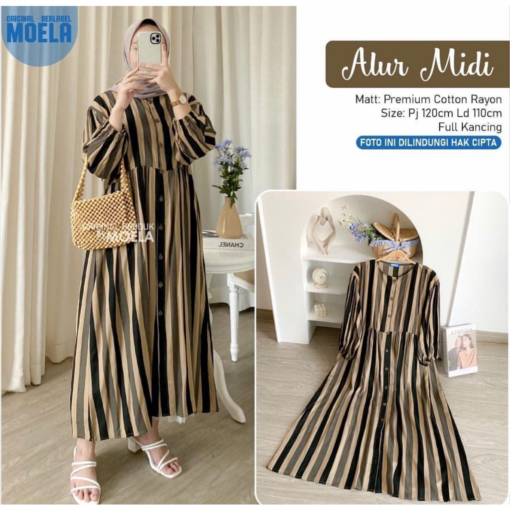 MIDI DRESS KATUN RAYON LD 110 cm MOTIF PREMIUM LONG TUNIK DRESS JUMBO SANSO SABRINA LUCIO TERBARU