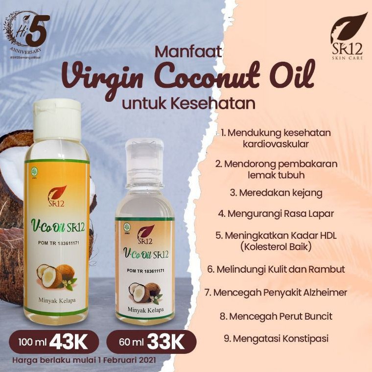 

Minyak Kelapa Murni (Virgin Coconut Oil) VCO BEST SELLER