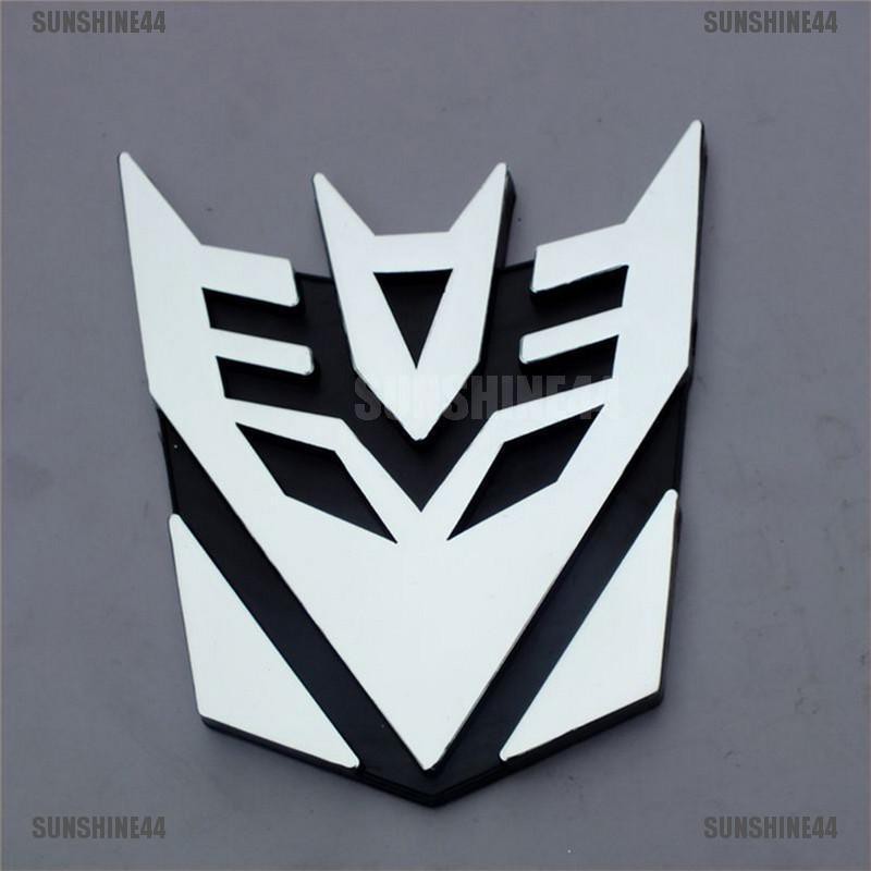 Stiker Emblem Logo Transformers 3d Untuk Mobil