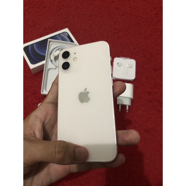 Iphone 12 mini second seken original x putih