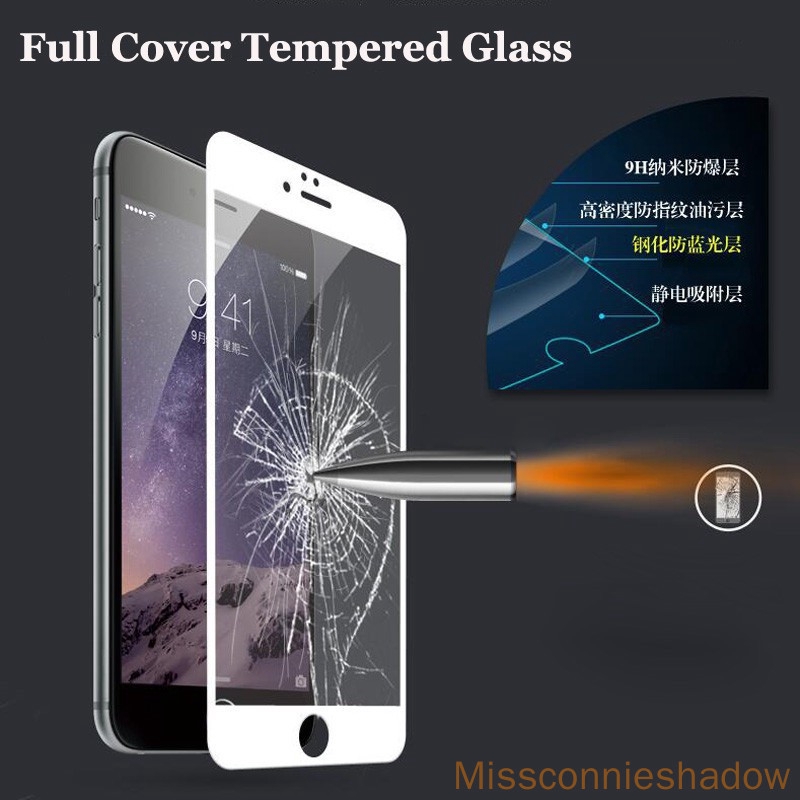 Pelindung Layar Tempered Glass Full Cover untuk iPhone 11 12 Pro Max iPhone 8 Plus 7Plus 6 6S 7 8 Plus 5 5S SE iPhone X XR XS Max SE 2020