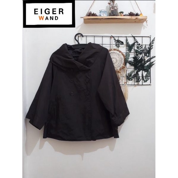 Eiger Wand Jaket Parasut Jaket Outdoor Jaket Wanita Size L Second Original Thrift Preloved