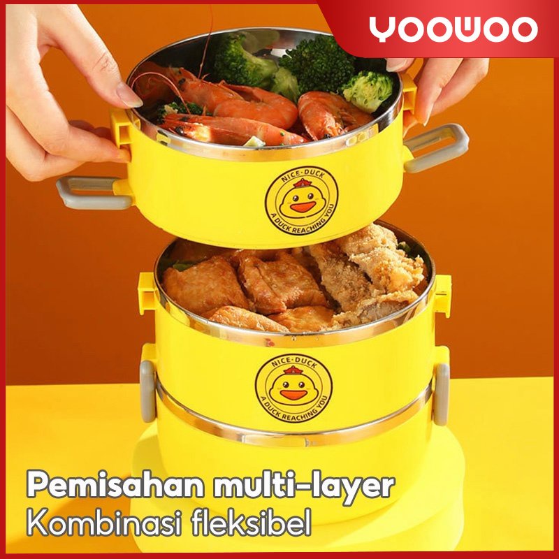 Lunch Box Set / kotak bekal makan /Tempat Makan /susun 2/3 lapisan tempat bekal makan