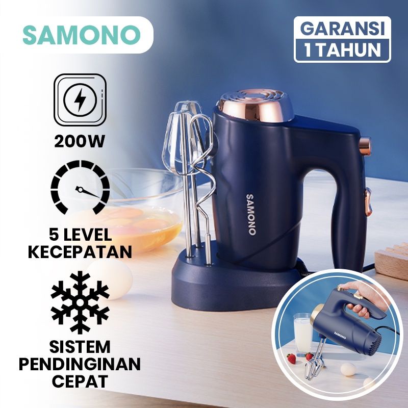 Samono SW-THMB200 Hand Mixer Stand Mixer Stainless SUS304