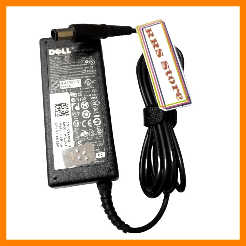 Adaptor Charger Dell 19.5v 3.34A Colokan Segi 8 for dell 1318 1440 1530 1545 1546 1551 1557 1750 1525 6000 8600 PA21 PA-21