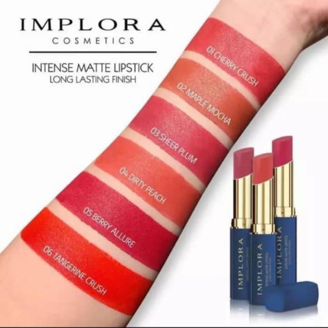 Implora Intense Matte Lipstick BPOM