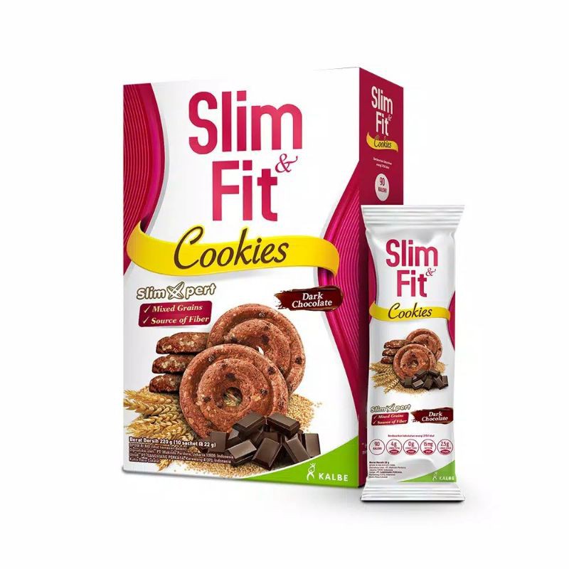 

SLIMFIT COOKIES DIET 220 GR / SLIM & FIT SNACK DIET / MAKANAN DIET