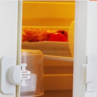 Pengaman Pengunci Laci Lemari Meja Pintu Kulkas Perabotan Bayi Baby Safety Lock Drawer