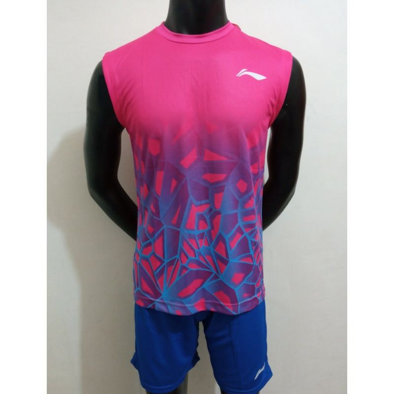 BAJU SETELAN SINGLET BADMINTON L150P LINING