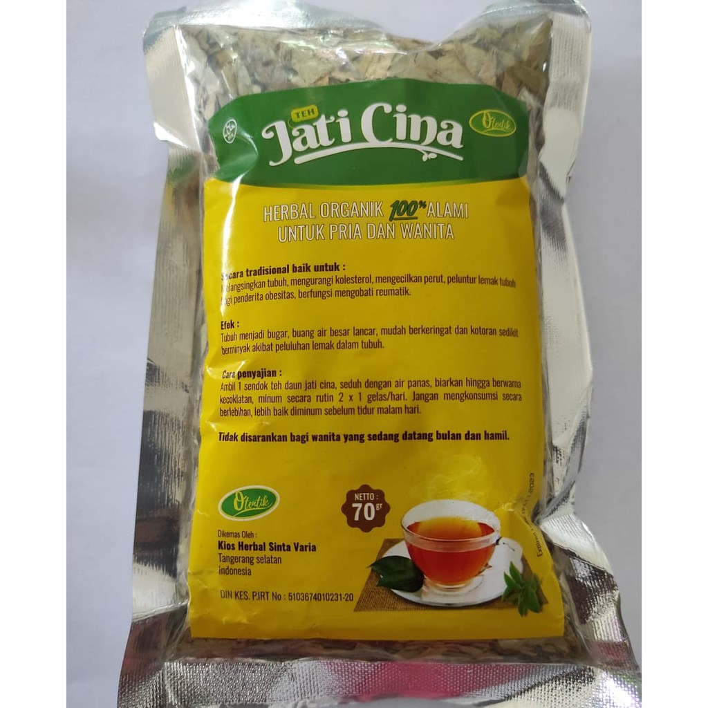 PREMIUM ORIGINAL TEH DIET HERBAL JATI CINA 70 gr