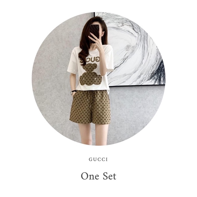 setelan gucci / setelan import / oneset tweed wanita terlaris