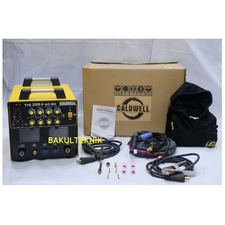 LAS TIG ARGON CALDWELL TIG200 P AC/DC bisa las aluminium las stainless