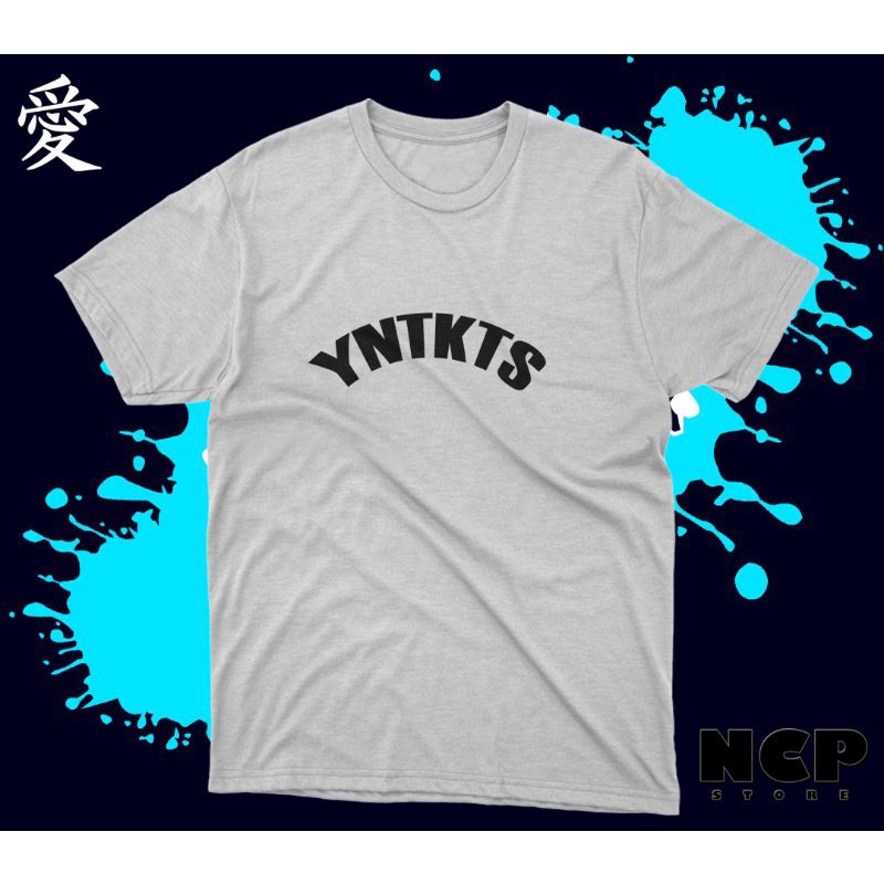 baju kaos distro kata kata YNTKTS cotton combad 30s