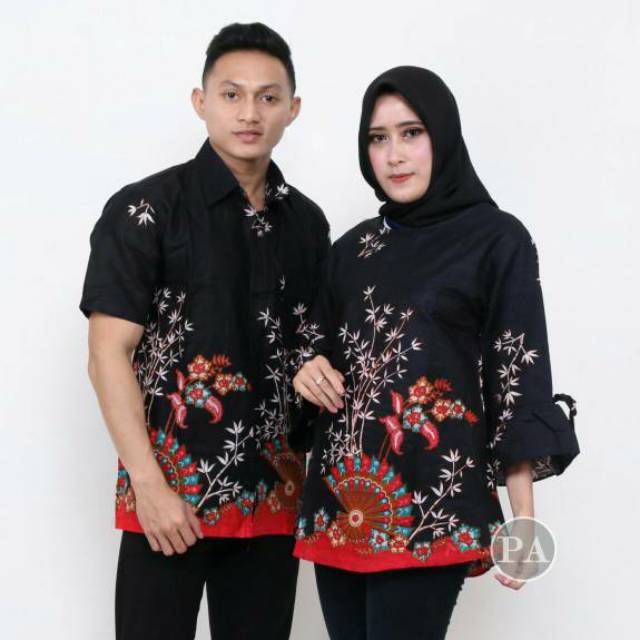 Batik couple atasan promo murah pekalongan solo dian putri kipas
