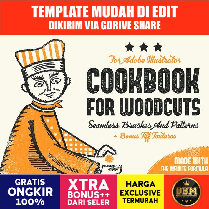 Cookbook For Woodcuts Brushes And Patterns