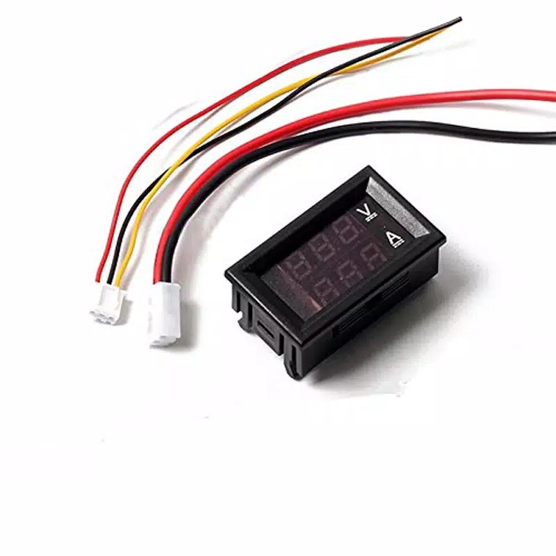 Mini Dc 100v 10a Digital Voltmeter Ammeter Blue Red Led Voltage Amplifier Ammeter Yiyue