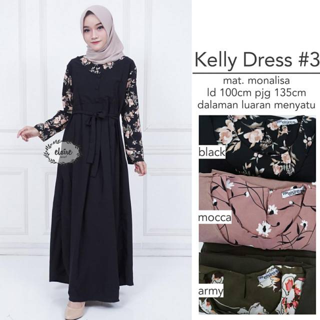 KELLY DRESS ELSIRE SCARF ELSIRE STORE ELSIRE ORI