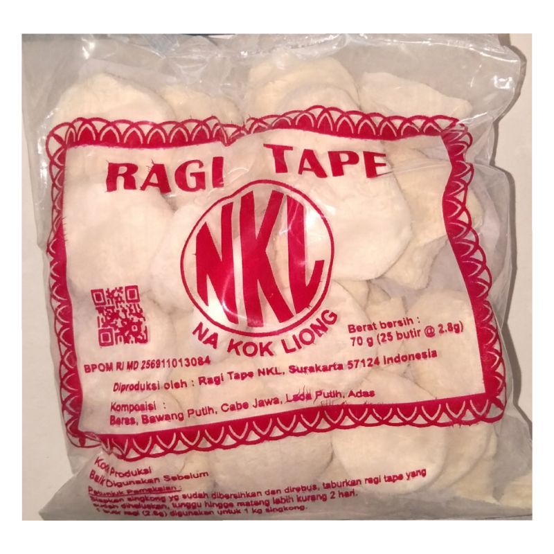 

Ragi Tape NKL (Na Kok Liong)