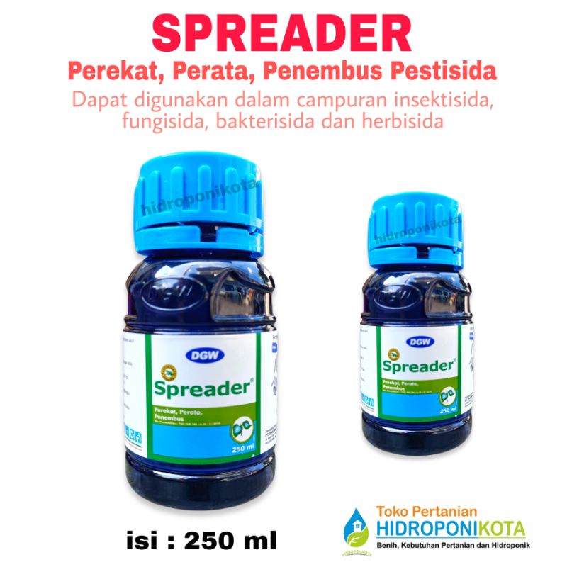 DGW - perekat pestisida SPREADER 250 ml - perekat perata penembus pestisida fungisida herbisida bakterisida