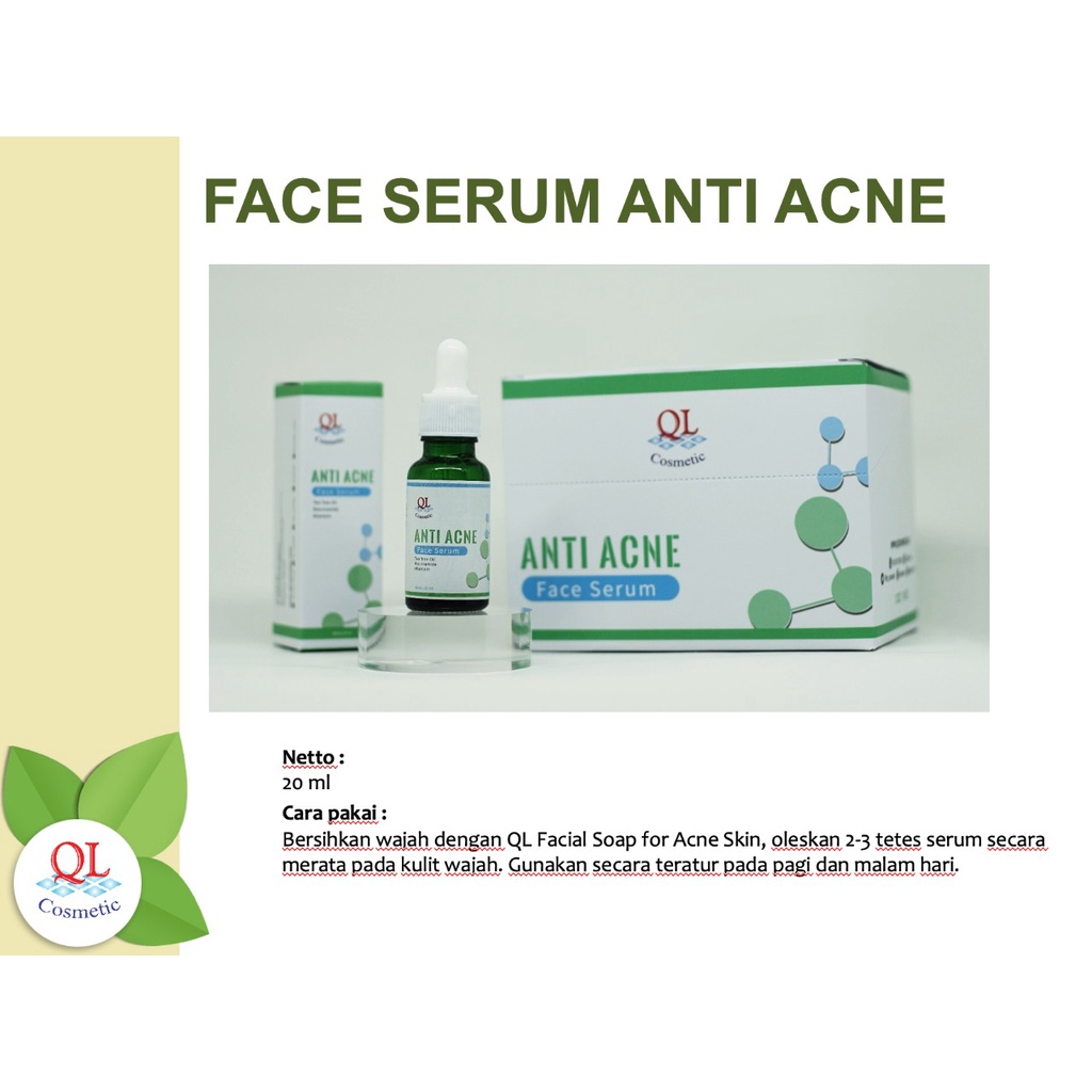 QL FACE SERUM ANTI ACNE 20 ML - BLESSHOOP