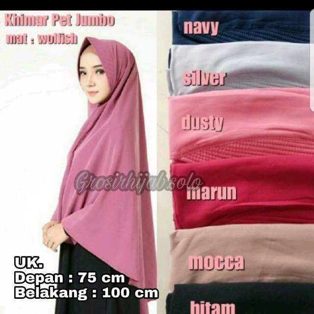 KHIMAR PET JUMBO Penguin Pet Syari Premium HIJAB JILBAB KHIMAR INSTAN