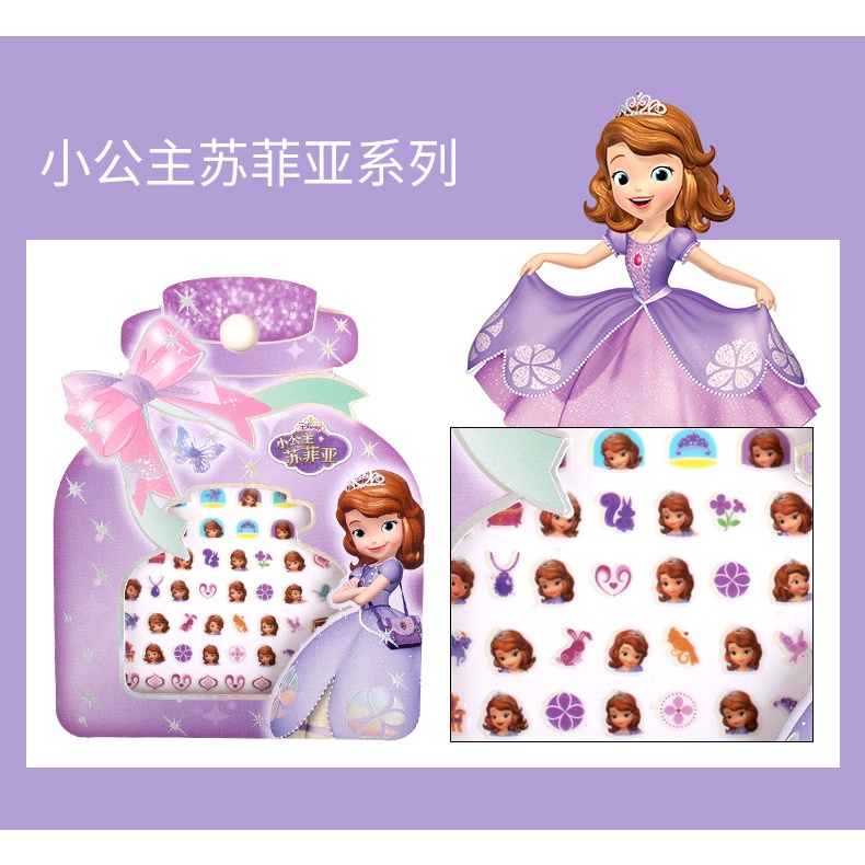 TweedyToys - Nail Art Princess / Mainan Sticker Kuku Karakter Anak Perempuan