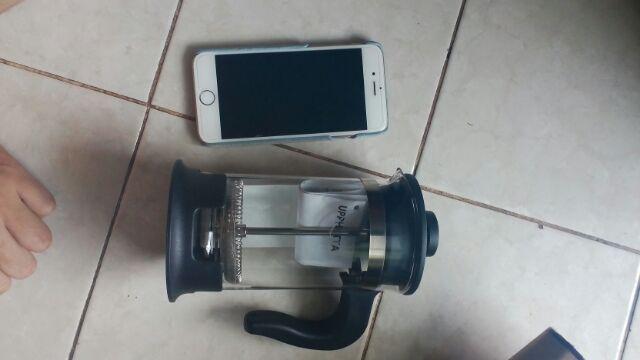 Coffee / Tea French Press 0.4 L, Peralatan Kopi Dan Teh Pembuat Kopi/ Teh Up1009