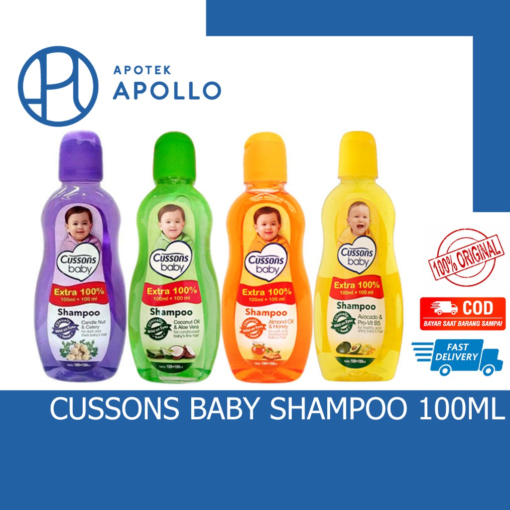 CUSSONS BABY SHAMPOO 50 + 50 DAN 100 + 100 SHAMPOO BAYI SAMPO 50ml+50ml 100ml 200ml 100ml+100ml 50ML