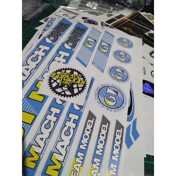 decals/decal/stiker/sticker set bmx gt mach one repro