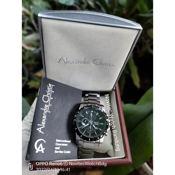 Alexandre Christie Second AC 6141MC Chronograph Preloved Jam tangan pria bekas berkualitas