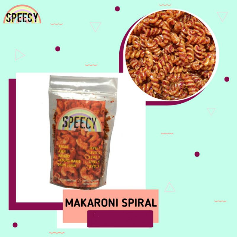 

MAKARONI kering PEDAS spiral