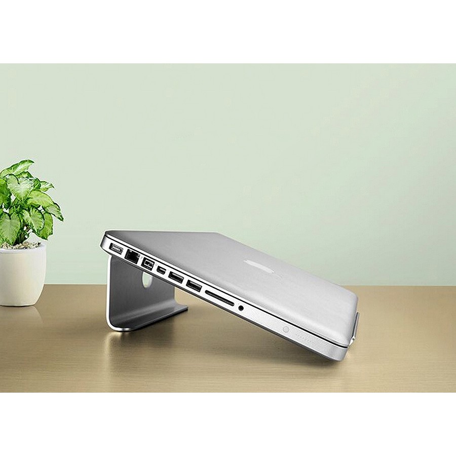 Easya Aluminium Stand Holder Laptop - NP-5 - Silver