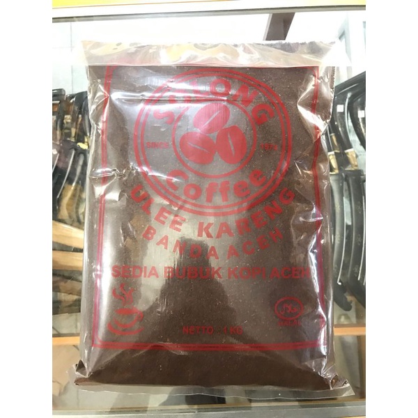 Bubuk Kopi solong Ulee Kareng 1 kg khas Aceh/1000 gram bubuk kopi halus khas Aceh / Kopi Aceh asli