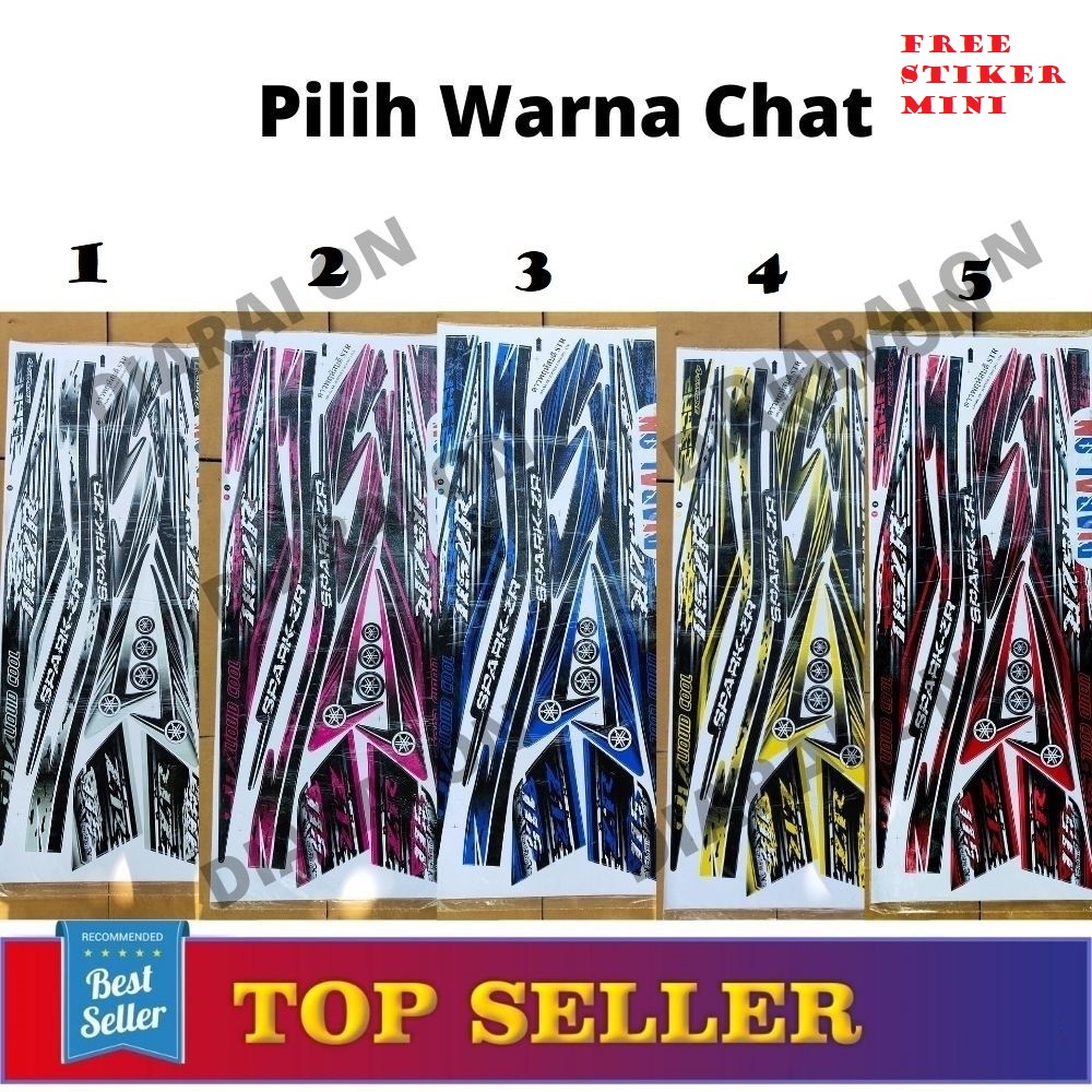 Striping Stiker Variasi Motor Jupiter Z New - Spark 115 ZR - Jupiter Murah