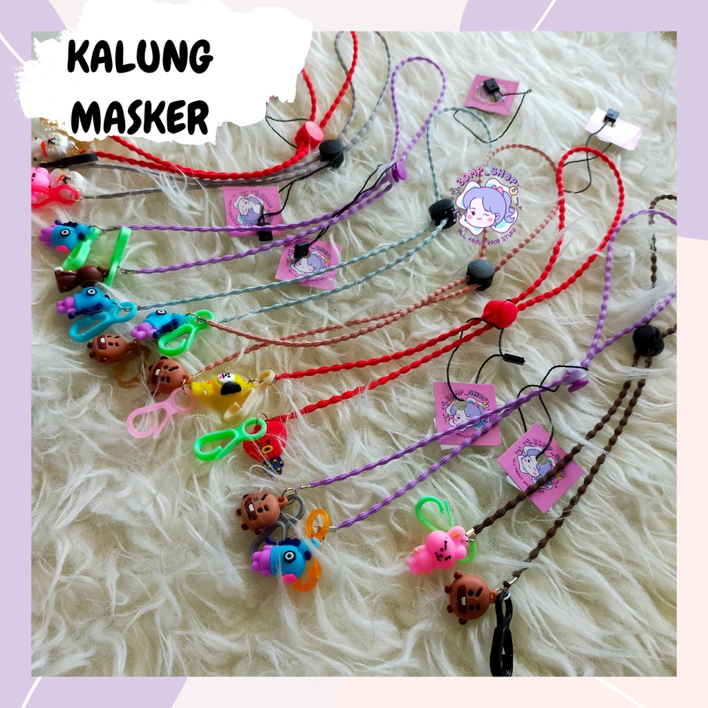 Kalung Masker BT21 Hijab