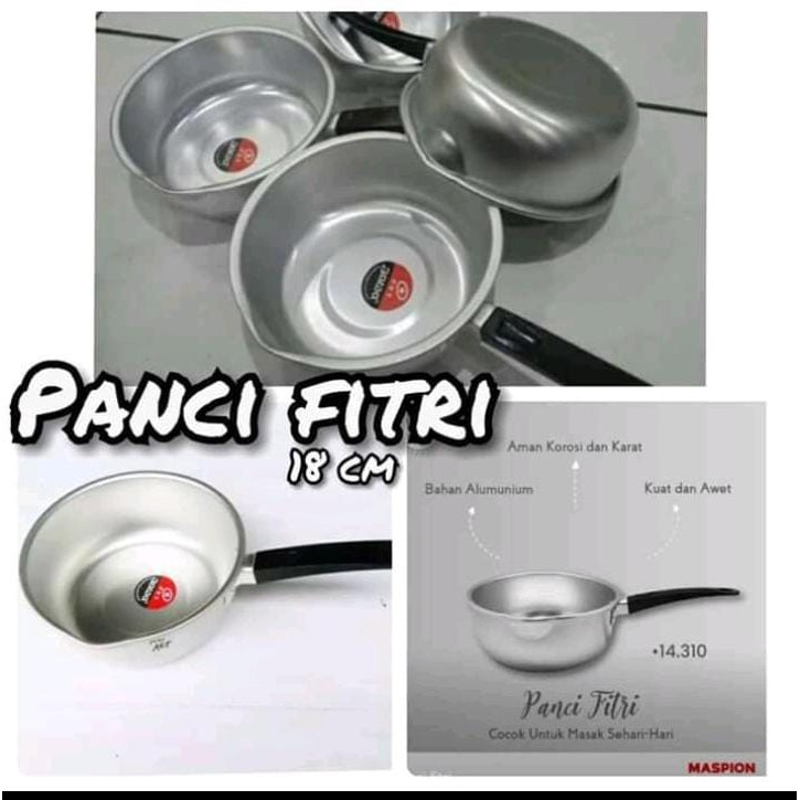 PANCI FITRI/PANCI JADUL/Panci Susu Fitri 18 cm Jawa/Panci Indomie/PANCI GAGANG FITRI JAWA 18 CM