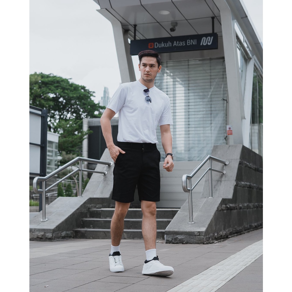 Livehaf - Tib Chino Short Pants Black