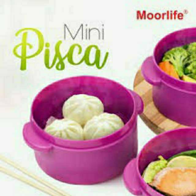LAST STOCK PROMO moorlife  Mini Pisca  Violet Steamer/Kukusan dimsum/kukusan