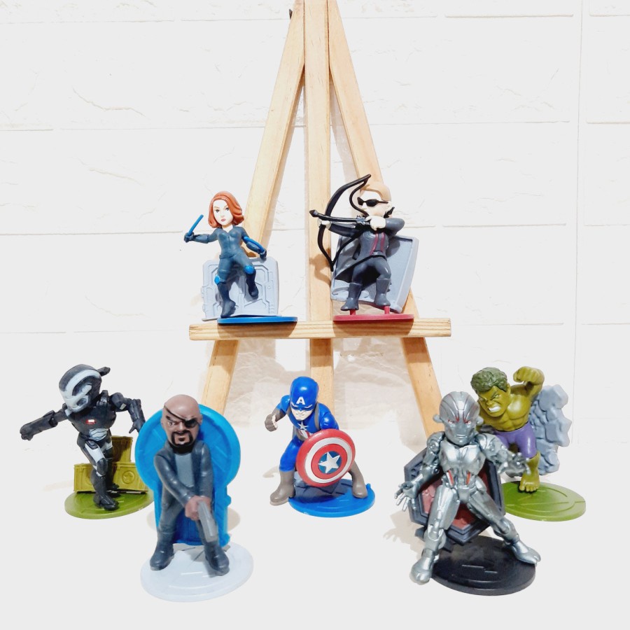 Avenger Premium Koleksi Figure Set Cake Topper Murah Kado Anak