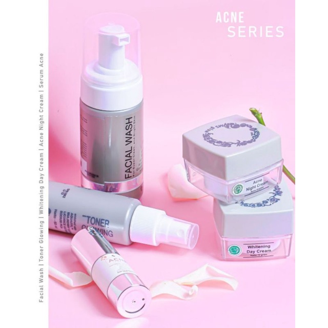 MS GLOW|PAKET LENGKAP ACNE SERIES