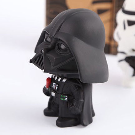 Action Figure Dart Vader Star Wars Series - Boneka Goyang Mobil