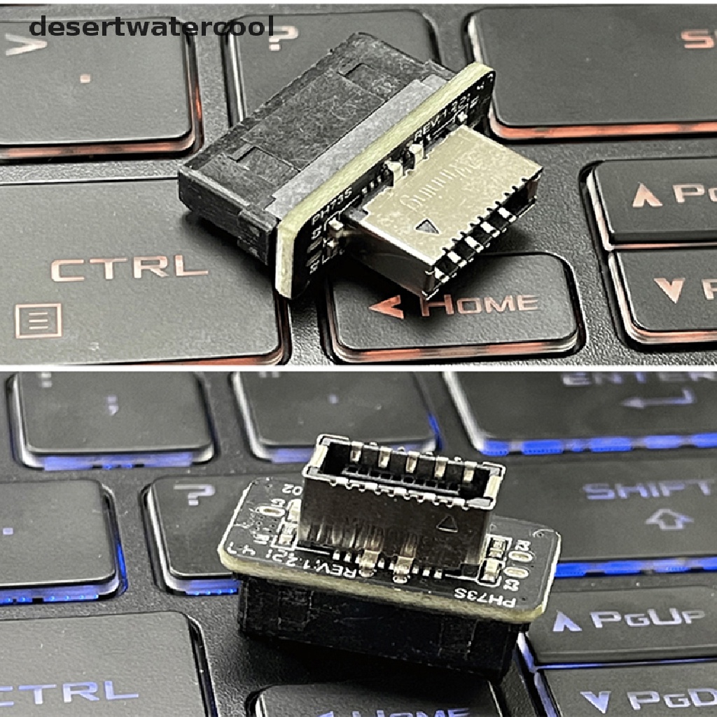 Deid Adapter Splitter Panel Depan Tipe-E Ke USB 3.0 19PIN Untuk Martijn