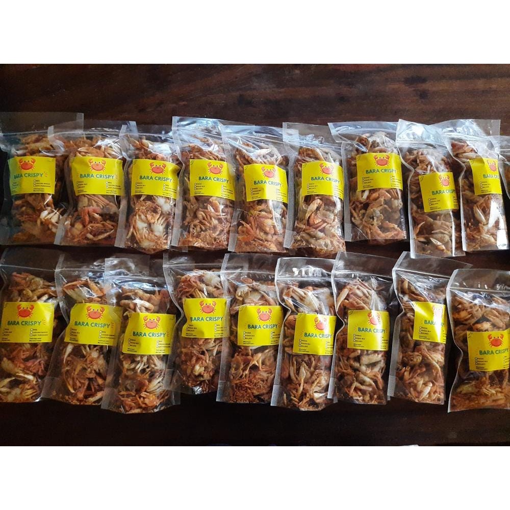 

[100g] babycrab, rajungan, cemilan, makanan ringan, makanan, seafood, makanan instan